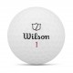 Wilson Staff Model X golfové míčky bílé, 12 ks