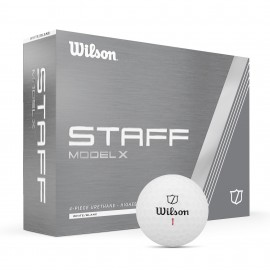 Wilson Staff Model X golfové míčky bílé, 12 ks