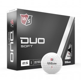 Wilson Staff Duo Soft golfové míčky bílé, 12 ks