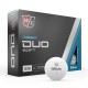 Wilson Staff Duo Soft dámské golfové míčky bílé, 12 ks