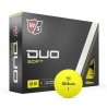 Wilson Staff Duo Soft golfové míčky žluté, 12 ks