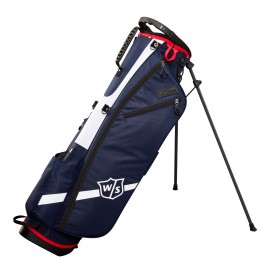Wilson Staff QS Stand Bag - Navy/White/Red