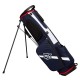 Wilson Staff QS Stand Bag - Navy/White/Red