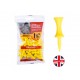 Masters Golf Graduated Plastic Tees Yellow 45 mm