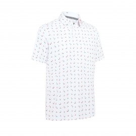 Callaway Swing Chev pánské polo - Bright White