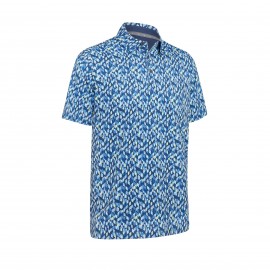 Callaway Kaleidoscope Chev pánské polo - Peacoat