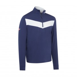 Callaway Odyssey 1/4 Zip Pullover pánská mikina - Peacoat