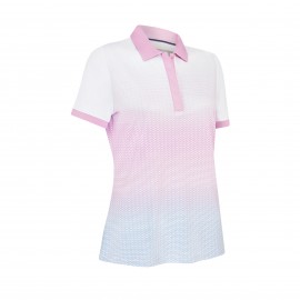 Callaway Chev Gradient SS dámské polo - Brilliant White