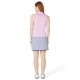Callaway Waist Length Mesh Detail Sleeveless dámské polo - Orchid