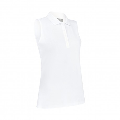 Callaway Tournament Sleeveless dámské polo - Bright White