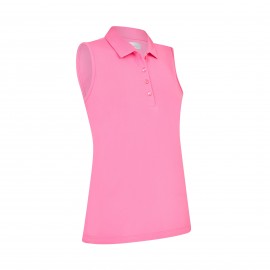 Callaway Tournament Sleeveless dámské polo - Cheeky Pink