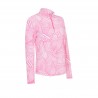 Callaway Stencil Floral Sun Protection dámský top - Cheeky Pink