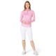 Callaway Stencil Floral Sun Protection dámský top - Cheeky Pink