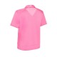 Callaway Waist Length Mesh Detail dámské polo - Cheeky Pink