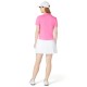 Callaway Waist Length Mesh Detail dámské polo - Cheeky Pink