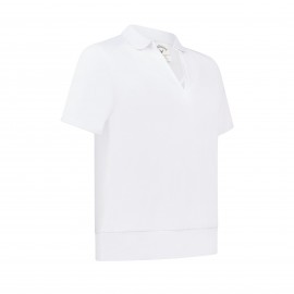 Callaway Waist Length Mesh Detail dámské polo - Brilliant White
