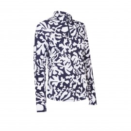 Callaway Abstract Floral Sun Protection dámský top - Peacoat