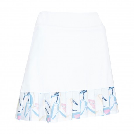 Callaway 17" Linear Petals dámská sukně - Brilliant White
