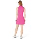 Callaway Flounce Dress With Mesh dámské šaty - Cheeky Pink