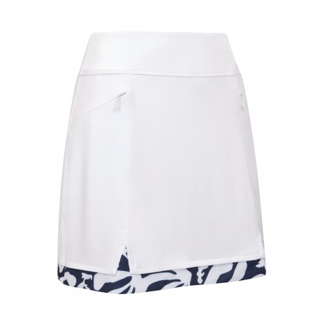 Callaway 17" Abstract Floral Blocked dámská sukně - Brilliant White