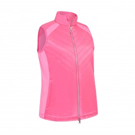 Callaway Chev Primaloft dámská vesta - Cheeky Pink