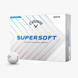 Callaway Supersoft 25 golfové míčky bílé, 12 ks