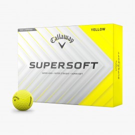 Callaway Supersoft 25 golfové míčky žluté, 12 ks