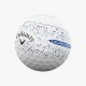 Callaway Supersoft Splatter Blue 25 golfové míčky bílé, 12 ks