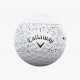 Callaway Supersoft Splatter Blue 25 golfové míčky bílé, 12 ks