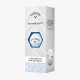 Callaway Supersoft Splatter Blue 25 golfové míčky bílé, 12 ks