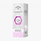 Callaway Supersoft Splatter Pink 25 golfové míčky bílé, 12 ks