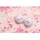 Callaway Supersoft Splatter Pink 25 golfové míčky bílé, 12 ks