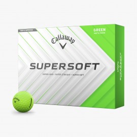 Callaway Supersoft Matte Green 25 golfové míčky zelené, 12 ks