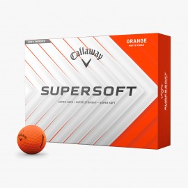 Callaway Supersoft Matte Orange 25 golfové míčky oranžové, 12 ks