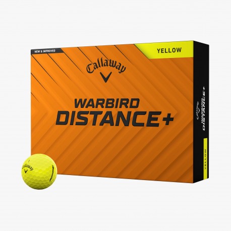 Callaway Warbird Distance Yellow 25 golfové míčky žluté, 12 ks