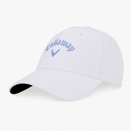 Callaway Liquid Metal dámská golfová kšiltovka - White/Hydrangea