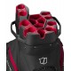 Wilson I-Lock Cart golfový bag - Black/Red