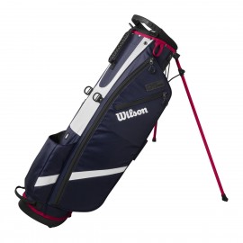Wilson Staff QS Stand Bag - Navy/White/Red