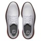 FootJoy Traditions Spikeless Blucher pánské golfové boty - White/White/Brick