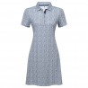 FootJoy Animal Print Dress dámské šaty - White/Skyway