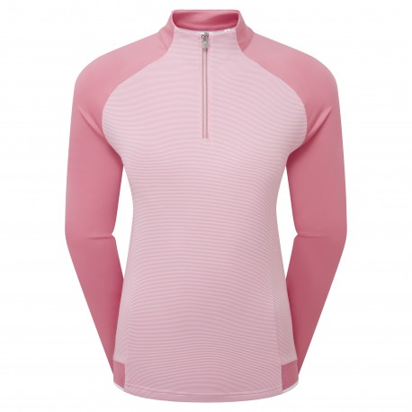 FootJoy 1/4 Zip Midlayer dámská mikina - Pink Lemonade FootJoy 1/4 Zip Midlayer dámská mikina - Pink Lemonade