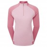 FootJoy 1/4 Zip Midlayer dámská mikina - Pink Lemonade FootJoy 1/4 Zip Midlayer dámská mikina - Pink Lemonade