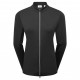 FootJoy Full-Zip Debossed Midlayer dámská mikina - Black FootJoy Full-Zip Debossed Midlayer dámská mikina - Black