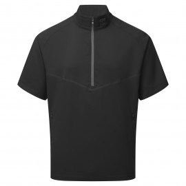 FootJoy Zephyr Short Sleeve Windshirt pánská bunda - Black FootJoy Zephyr Short Sleeve Windshirt pánská bunda - Black