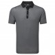 FootJoy Checker Print Lisle pánské polo - Black/White