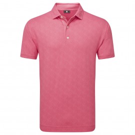 FootJoy Speckle Print Pique pánské polo - Pink Lemonade