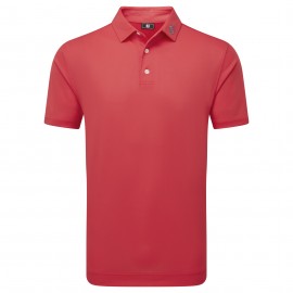 FootJoy Stretch Pique Solid pánské polo - Hibiscus