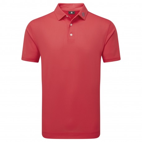 FootJoy Stretch Pique Solid pánské polo - Hibiscus