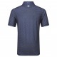 FootJoy Bounce Print Pique pánské polo - Dark Denim