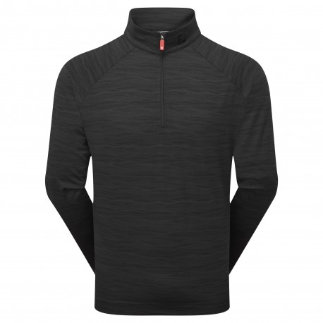 FootJoy Wave Jacquard Chill-Out pánská mikina - Black